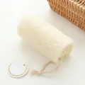 Natuurlijke loofah badspons met ophangkoord en biologische vezeltextuur voor scrub - 4 Inch / 4 inch gebleekt loofah segment met touw