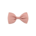Classic light pink grosgrain ribbon bow hair clip for children with simple cute design - Light Pink