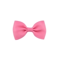 Pink grosgrain ribbon swallowtail bow hair clip for babies and toddlers girls - Single Item / Deep Pink