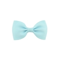 Classic light blue grosgrain ribbon hair bow clip for children and toddlers - Light Blue