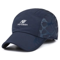 Berretto da baseball invernale da uomo blu scuro con protezione per le orecchie e logo narason - Regolabile / Blu Notte