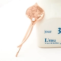 Elegante fermaglio per capelli giglio calla oro rosa con perla bianca - Oro Rosa Opaco