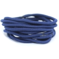 Navy blue high-elasticity 3mm hair bands for children made of seamless soft nylon material - Navy Blue