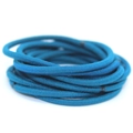Navy blue high-elasticity hair ties for kids made of 3mm seamless damage-free fabric - Dark Green