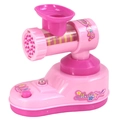 Pink mini simulation meat grinder toy for kids kitchen set with realistic rotating part - Meat Grinder Toy