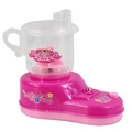 Pink toy kitchen blender for kids pretend play featuring a transparent mixing jar - Juicer Toy