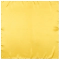 Elegant bright yellow square silk-like satin scarf with premium smooth glossy finish - Yellow