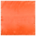 Vibrant orange satin square silk scarf with smooth glossy finish and machine stitched edges - Orange