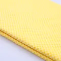Absorbent yellow PVA sponge towel with honeycomb texture for dog and cat grooming - Yellow / Dot Embossed