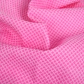 Thick pink PVA absorbent pet towel with honeycomb texture for dogs and cats - Pink / Dot Embossed