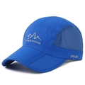 Chapeau de soleil respirant bleu marine à séchage rapide avec protection UPF 50+ - Réglable / Bleu royal