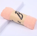 Pink cotton linen scarf rolled with a brown B& brand paper sleeve wrapping - Mid-Length / 160*50CM / Pale Green