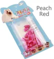 Krallenschutz für Hunde in Pfirsichrot Größe S inklusive 20 Stück mit Kleber - XS (für 0.5-2.5kg) / 20er Set / (Farbbox) Pfirsichrot