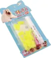 Pet nail caps set for dogs in lemon yellow color including 20 pieces and adhesive glue - Lemon Yellow (Box)