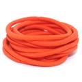 Vibrant orange high-elastic hair tie for girls with 3mm seamless design for comfort - Orange