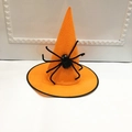 Taille unique / Chapeau de Sorcière Araignée Orange en Tissé-non-tissé