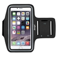Black touch screen sports arm bag for running and fitness with adjustable strap - 5.5 Inch Universal Phone / Black