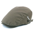 Coppola da uomo in cotone verde oliva con logo in metallo e fibbia regolabile - Regolabile / Verde Militare