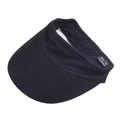 Visera ajustable de algodón negro con ala ancha para deportes al aire libre y actividades diarias - Ajustable / Negro