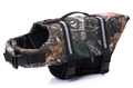 Dog life jacket in forest camouflage pattern with safety handles and reflective straps - XXS / Premium Camouflage
