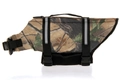 Camo print dog life jacket with high buoyancy foam and reflective safety straps - XXS / Light Camo