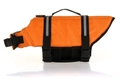 Bright orange dog life jacket with adjustable straps and reflective safety strips - XXS / Orange