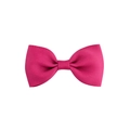 Solid rose red grosgrain ribbon bow hair clip for toddlers and girls accessory - Rose Red