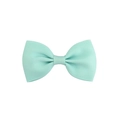 Classic mint green grosgrain ribbon bow hair clip for children and baby girls - Mint Green
