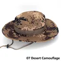 Tactical boonie hat in 07 desert camouflage pattern with adjustable chin strap - One Size L (58-60cm) / Coffee Digital
