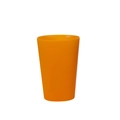 Klassischer hellorangefarbener Stapelbecher für Kinder aus mattem Kunststoff - 260ml / Orange