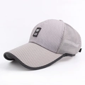 Gorra de béisbol de malla gris claro transpirable con parche THINGS LUCK MADE para el verano - Estilo Etiqueta Things Luck (Beis 1)