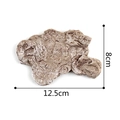 Base per scena di dinosauri con trama in pietra 12,5cm x 8cm per diorami animali - Base Piccola