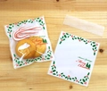 Christmas self-sealing candy bags featuring Santa motifs and festive red-green designs - 10*10+3 Christmas Window
