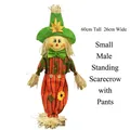 Standing scarecrow Halloween decoration, 60cm height small male style - Small Standing Male Scarecrow / 60CM