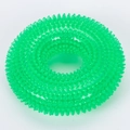 Anello spinato in TPR verde traslucido per cani masticatori e taglie grandi - Piccolo / Verde