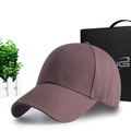 Classic dusky rose cotton baseball cap with breathable vents and premium stitching - One Size(56-58cm) / Coffee