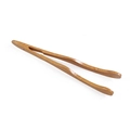 Pinza per tè in bambù naturale con venature del legno per cerimonia del tè - Pinze di bambù curve (P12-1)