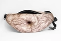 Funny realistic hairy belly waist bag with adjustable strap and 3D digital print - Skin Tone 6-Thick Hair