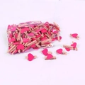 Pack de mini pinces à photos en bois avec décorations en forme de cœur rose - Cœur 3cm (Unitaire, commander par multiples de 50) / Rouge Rose