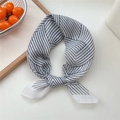 16 Cotton-Woven Stripe White