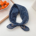 28 Cotton-Spotted Pattern Navy Border