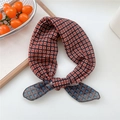 31 Cotton-Small Lattice Orange