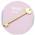 Creative gold key-shaped neutral pen with smooth finish and KEY-PEN engraving detail - Gold-Disc Key