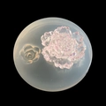 DIY crystal resin silicone mold featuring romantic rose and daisy flower shapes - Flower Style (16339)