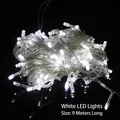 9m White LED Fairy Lights with Transparent Cable for Christmas Tree Decoration - White LED Light 9m