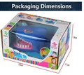 Blue biting shark prank toy in 23cm box packaging with light and sound effects - Large Size Chinese Pkg (Sound & Light) / Dark Blue