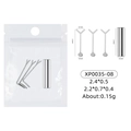 Y-förmiges Nagelkunst-Magnetwerkzeug-Set mit Maßen für Cat-Eye-Effekte im Detail - Silbernes Y-förmiges Herzmagnet-Werkzeug 4-teiliges Set (XP0035-08)