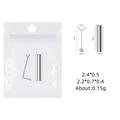 Y-shaped nail magnet tool and cylindrical magnetic rod set for cat eye nail art effects - Small Y-Shape Heart + Small Magnet Tool 2pcs