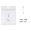 Y-shaped silver metal magnet tool for cat eye nail art design 2.2cm size - Nail Y-Shape Heart Cat Eye Magnet Tool