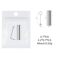 Dimensions and weight specifications for Y-shape cat eye nail magnet tool with silver metal - Large Magnet Tool + Small Y-Shape Tool Set